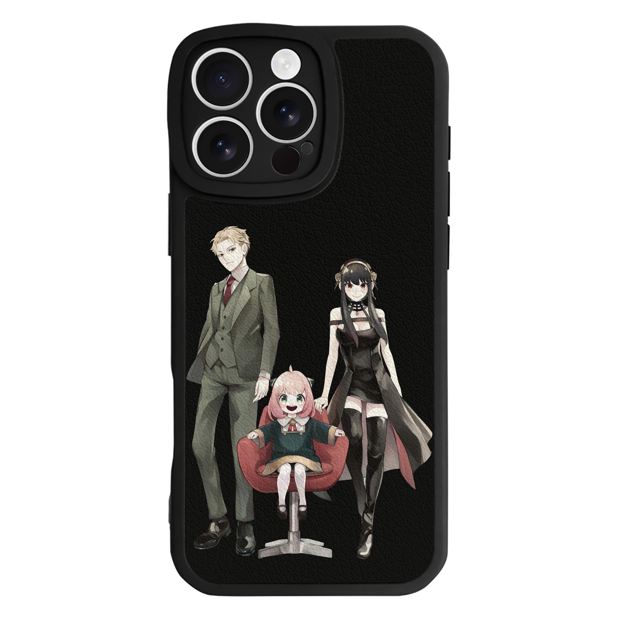 （画像用） SPY×FAMILY间谍家家酒 【iPhone 16シリーズ対応】シリコンスマホケース（レザー調） 材質：シリコン